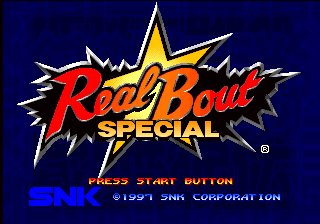 Real Bout Fatal Fury Special Title Screen